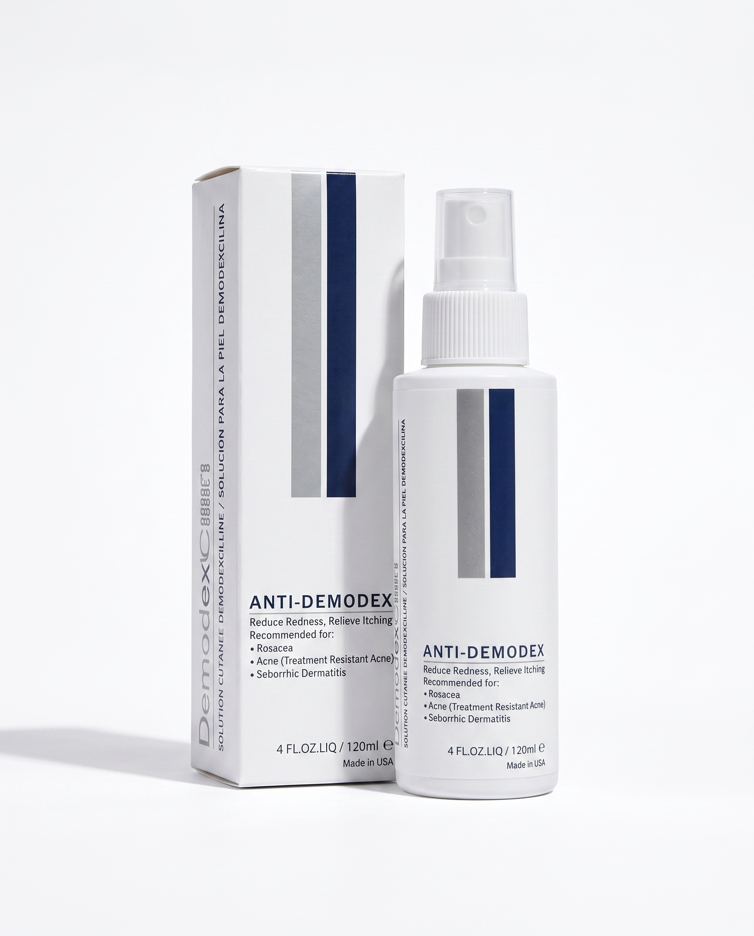 DemodexCillin Skin Solution bottle and carton
